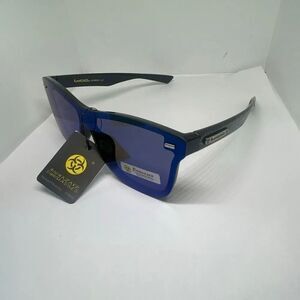 Biohazard Shield Sunglasses UV400 Mirrored Lens Wraparound Unisex